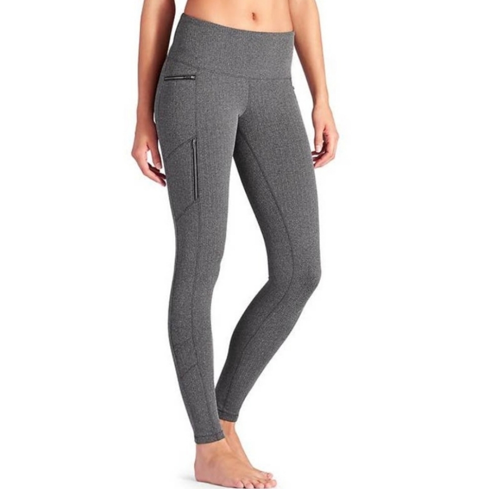 Athleta Herringbone Sly Drifter Tightleggings, Wi… - image 1